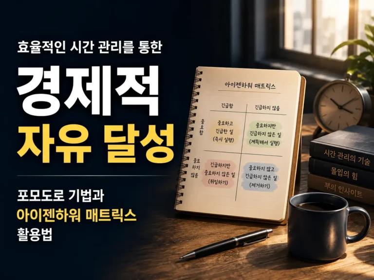 효율적인 시간관리