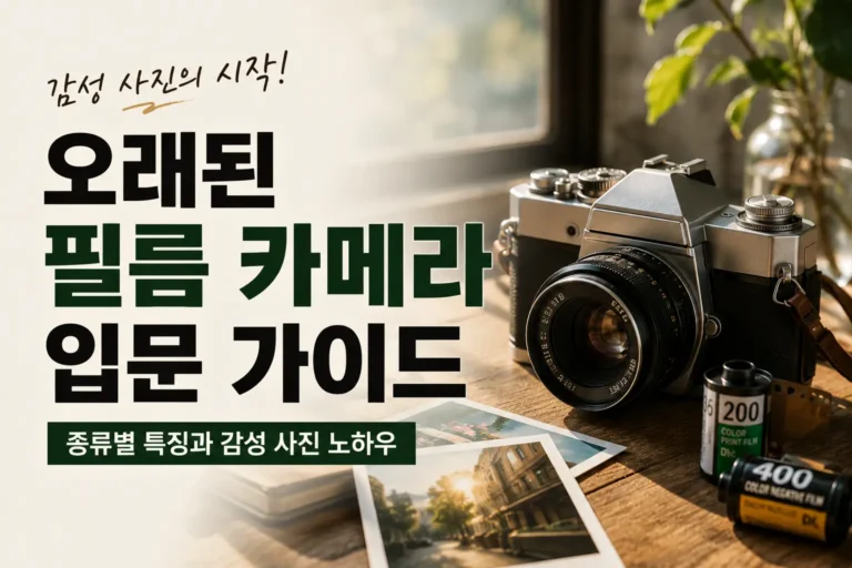 오래된 필름 카메라 입문 가이드
